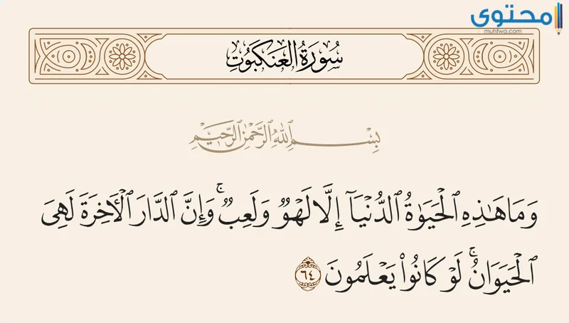 آيات قرآنية عن الحياة موقع محتوى