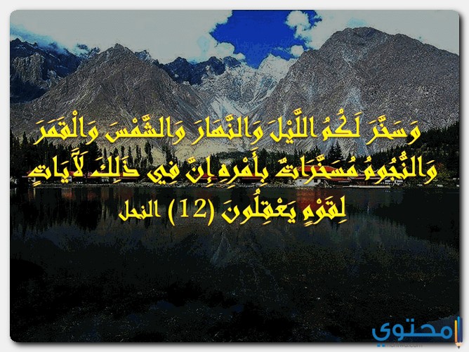 آيات من القرآن عن الشمس والقمر - موقع محتوى