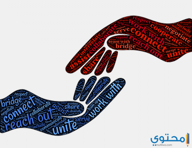 تعبير كامل عن التعاون موقع محتوى