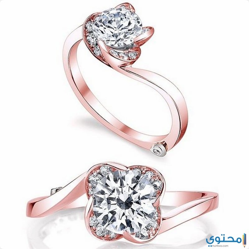 صور خواتم مصممة من الألماس