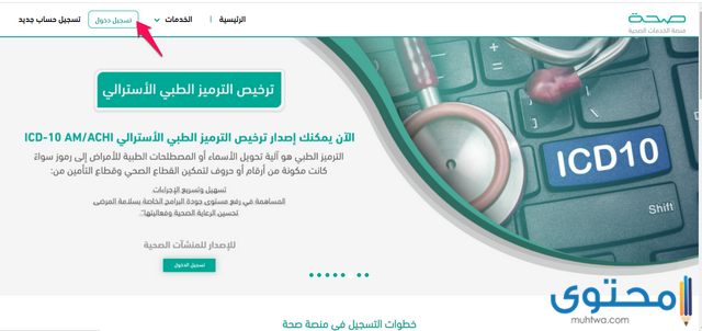 رابط منصة صحة والتسجيل في الإجازات المرضية 2021 موقع محتوى