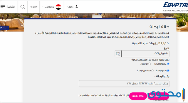 رقم تليفون مصر للطيران نيويورك