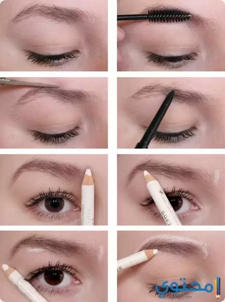 بالصور أسرار وطرق رسم الحواجب موقع محتوى