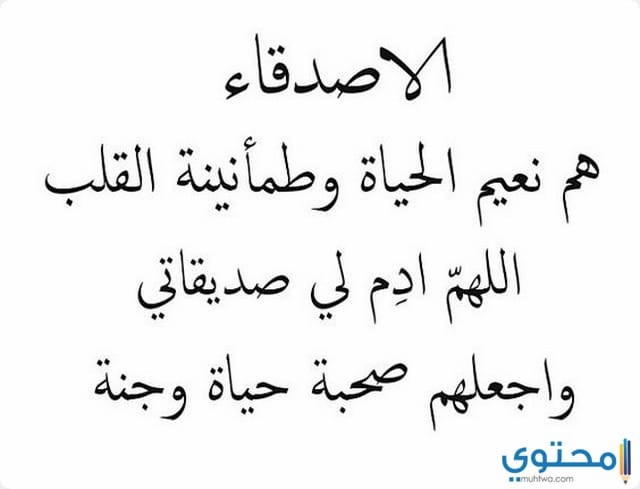 شعر جميل ومعبر عن الصداقة الوفية 2021 موقع محتوى