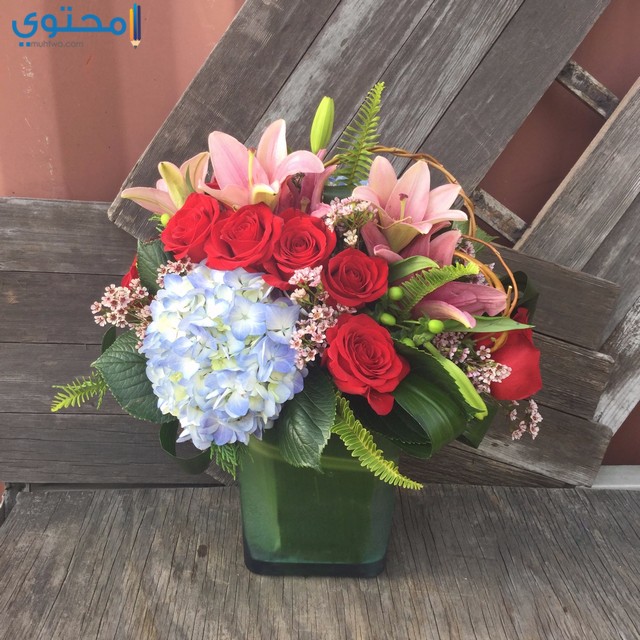 بوكيه ورد عيد ميلاد
