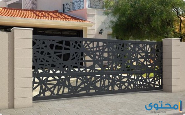 صور ديكورات بوابات حديدية خارجية 2022 موقع محتوى