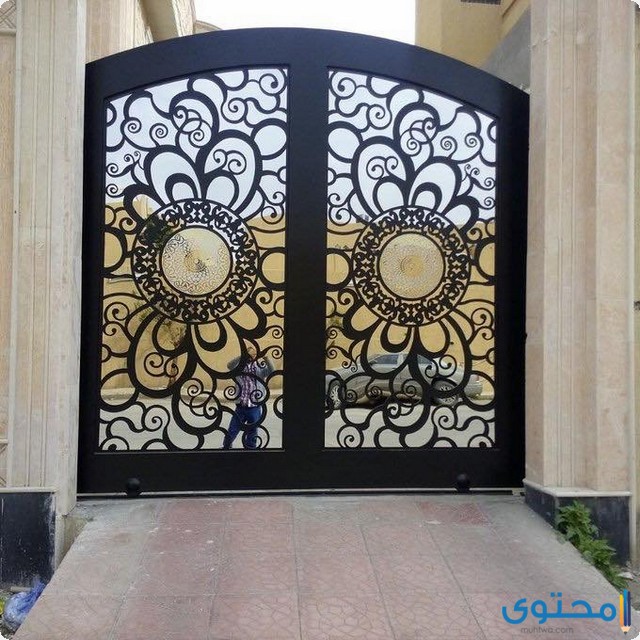 صور ديكورات بوابات حديدية خارجية 2022 موقع محتوى