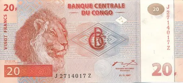 عملة جمهورية الكونغو الديمقراطية