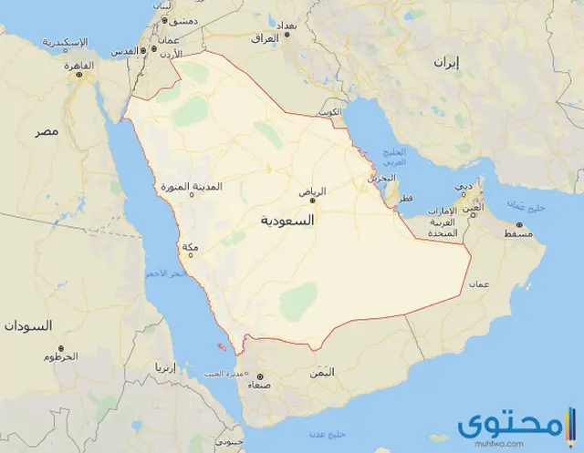 خريطة السعودية بالمدن كاملة بالتفصيل موقع محتوى