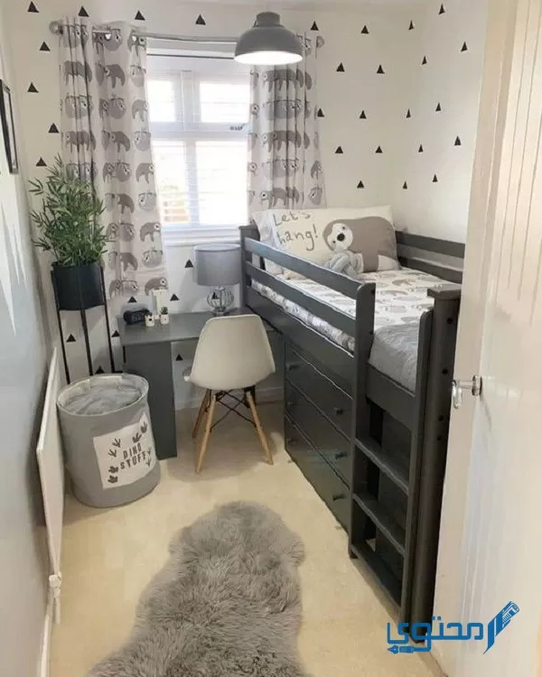 غرف نوم صغيرة المساحة للأطفال