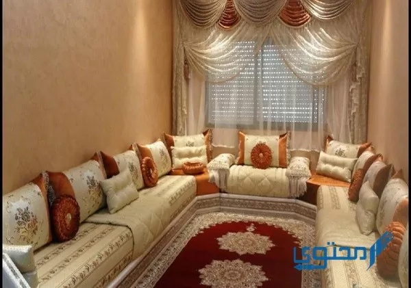 Imaxes de decoración de asentos árabes modernos e clásicos