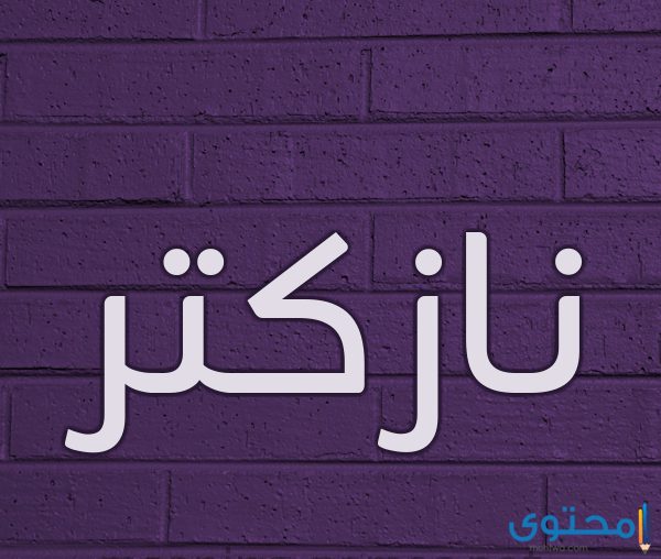 معنى اسم نازكتر