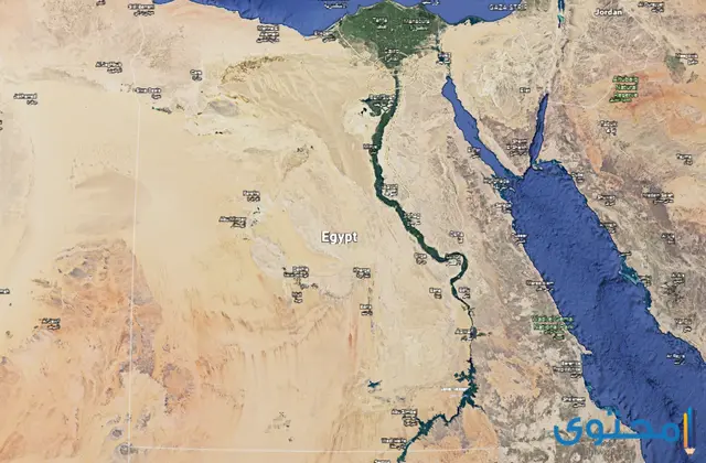 خريطة مصر بالمدن كاملة موقع محتوى