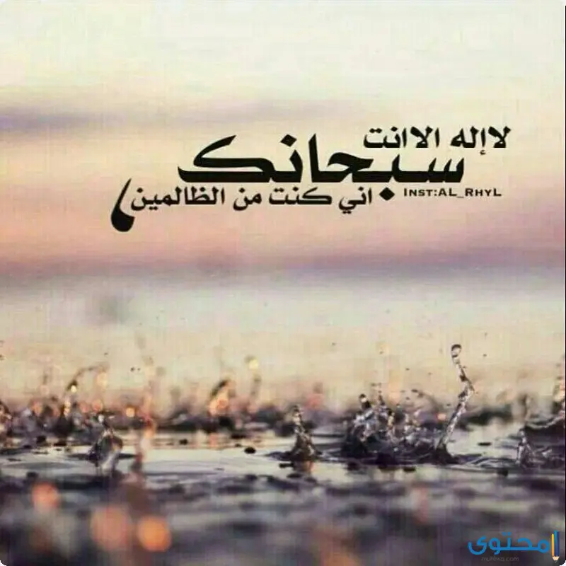 دعاء لا إله إلا أنت سبحانك إني كنت من الظالمين