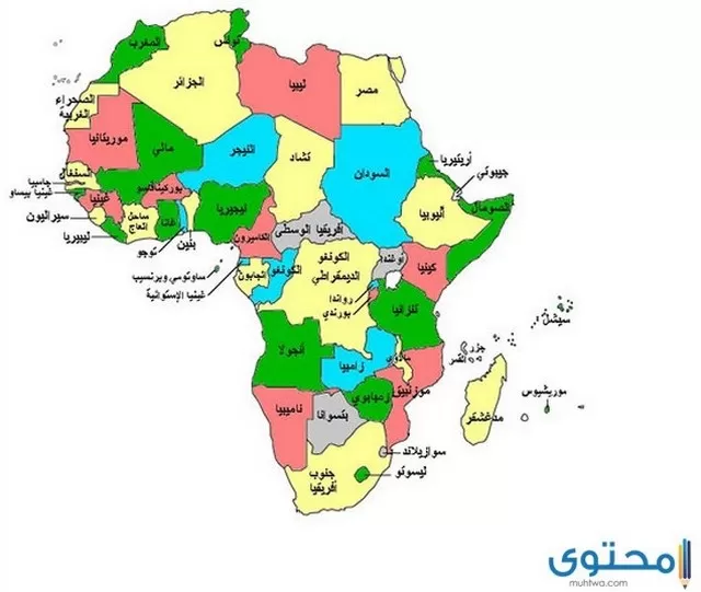 كم مساحة قارة افريقيا بالتفصيل