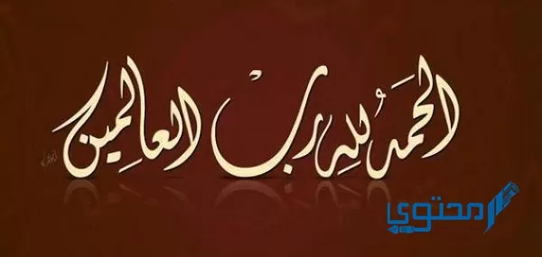 عبارات عربية عن الحمد لله