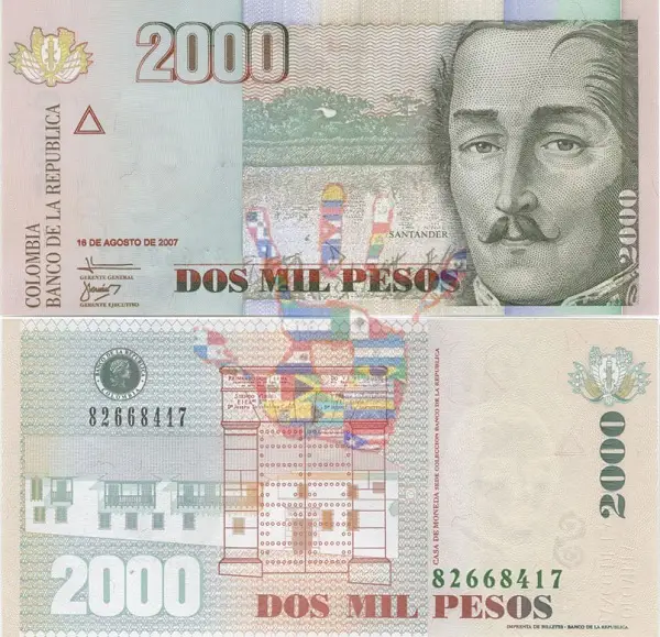 2000  بيزو كولومبي
