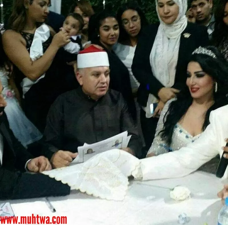 صور زفاف أحمد سعد وسمية الخشاب 