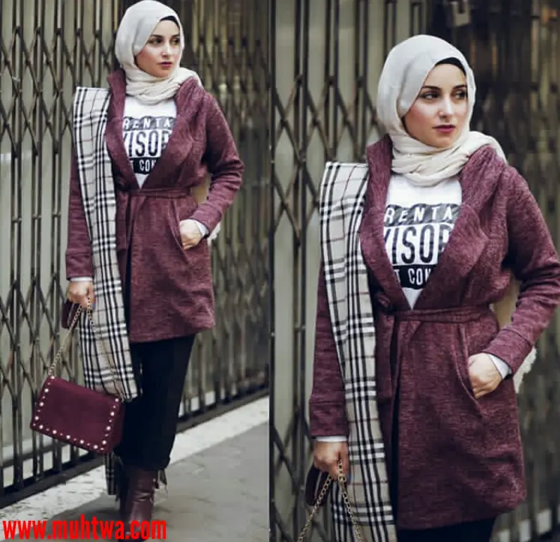 ملابس شتاء للمحجبات 