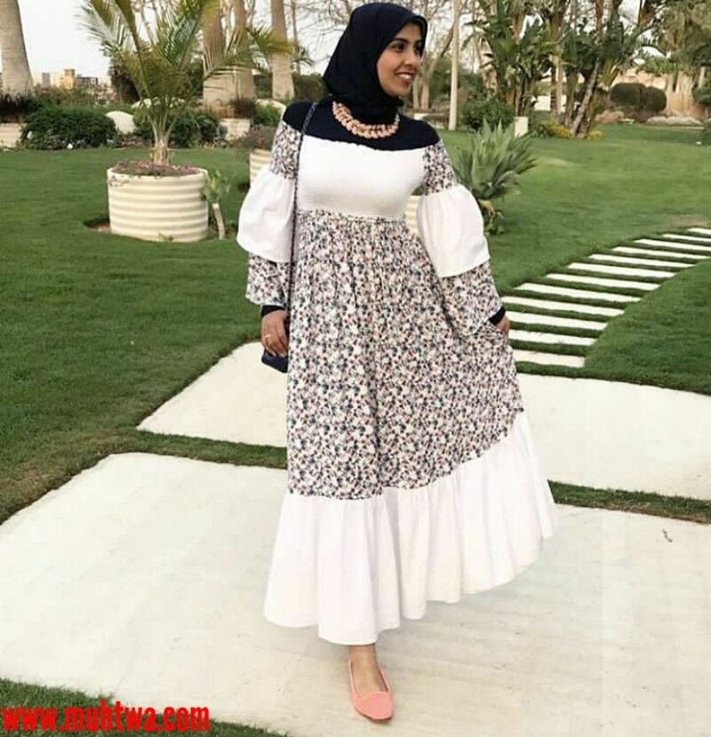 كولكشن اجمل دريلات محجبات 1442 اشيك دريسات موقع محتوى