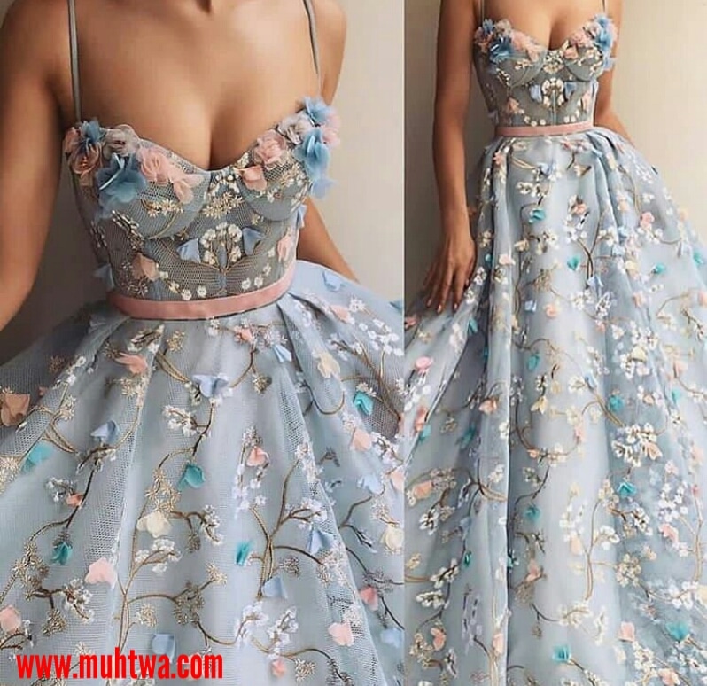 أجمل فساتين طويلة