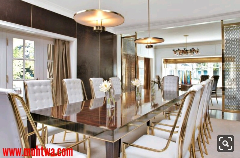 صور ديكورات غرف طعام فخمة 2021 موقع محتوى