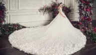 34 تصميم فساتين زفاف للأفراح رومانسية 2024 تتميز بالفخامة