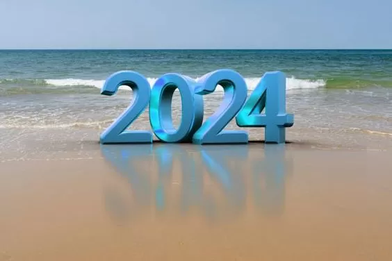 كم باقي على 2024
