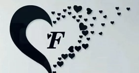 أشكال صور حرف F بالإنجليزية