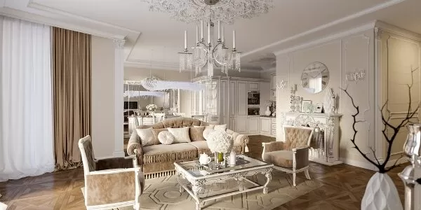 ديكورات المنازل الكلاسيكية 2024