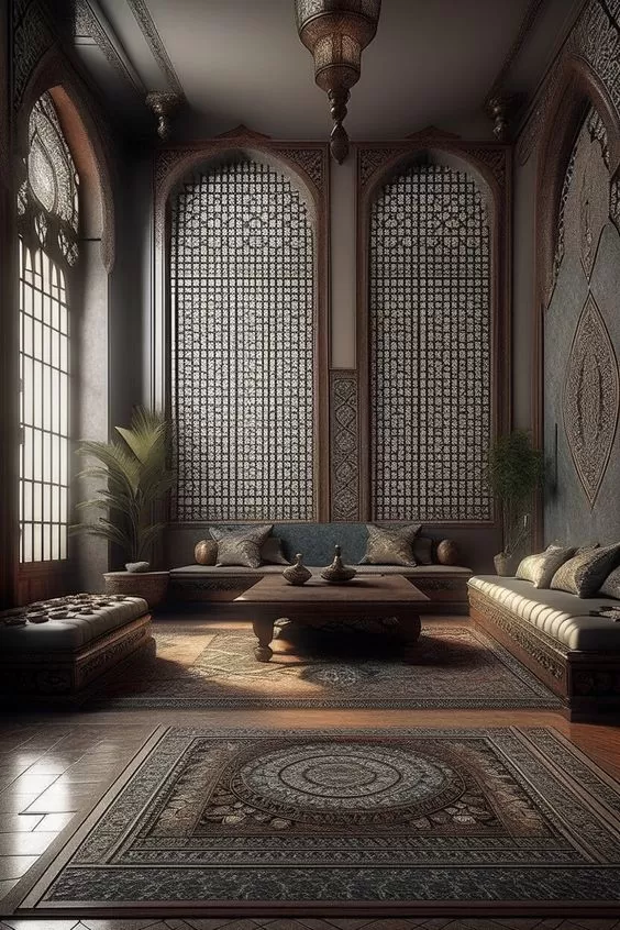 اشكال تصاميم ديكورات مجالس مغربية رائعة
