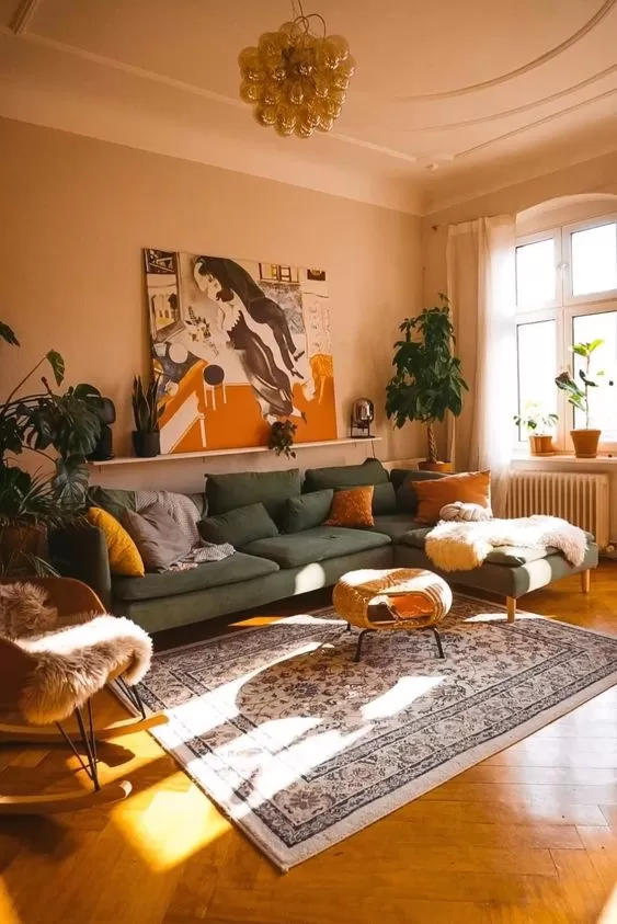 صور ألوان غرف معيشة تركية جديدة 2024