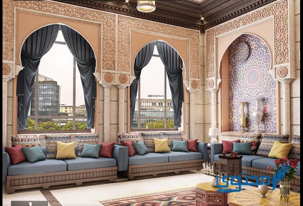 Imaxes de decoración de asentos árabes modernos e clásicos