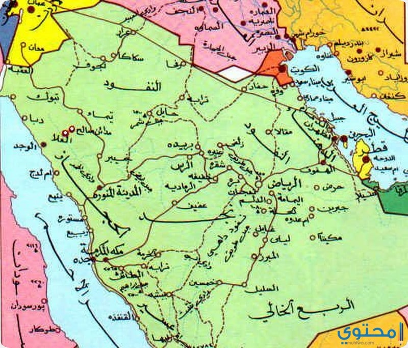 كم عدد المدن في السعودية