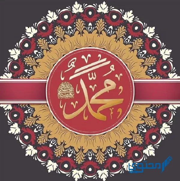 صلى الله عليه وسلم مزخرف للنسخ