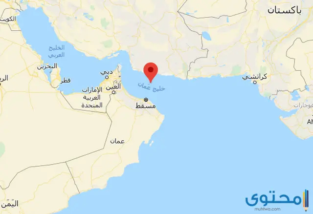 خريطة سلطنة عمان