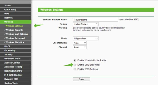 كيفية اخفاء شبكة الواي فاي Ssid والاتصال بها موقع محتوى