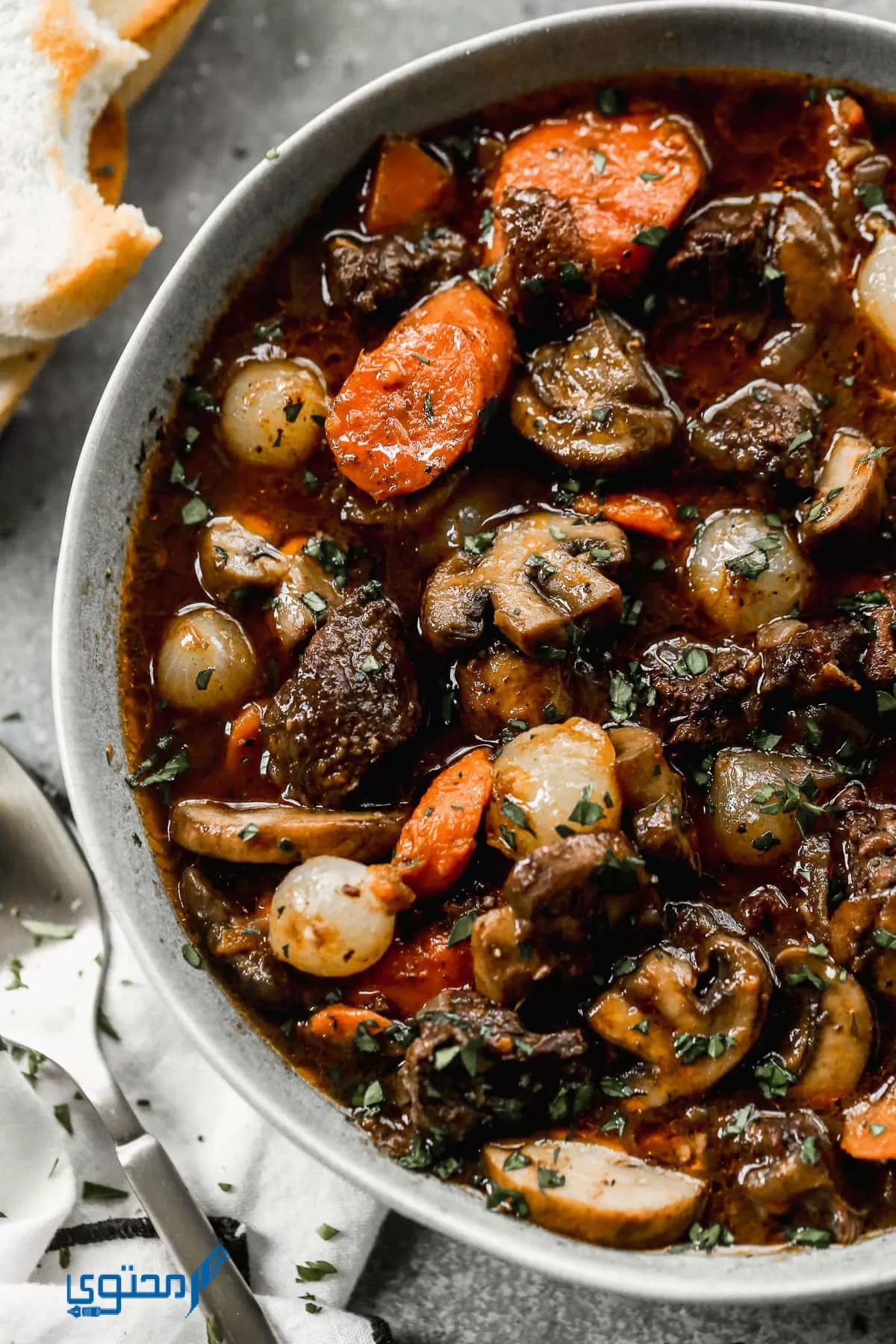 Beef bourguignon