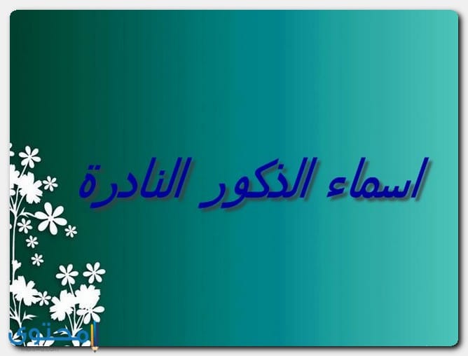 اسماء الذكور 2019