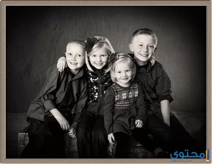 Brothers and Sisters Studio Portrait Photography at Ollar Photography in Lake Oswego Oregon