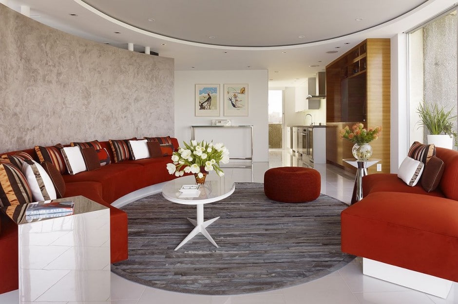 تصميمات ديكورات منازل جديده 2020 Contemporary-The-Fontana-Apartment-Design-by-Mark-English-Architects-Interior-Styles