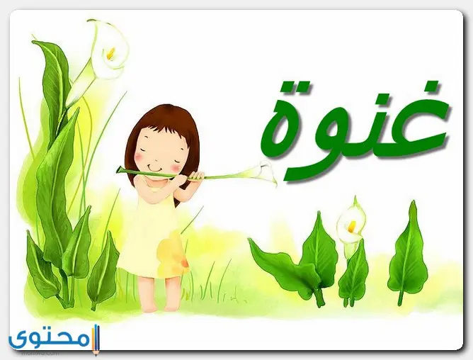 صفات حاملة اسم غنوة