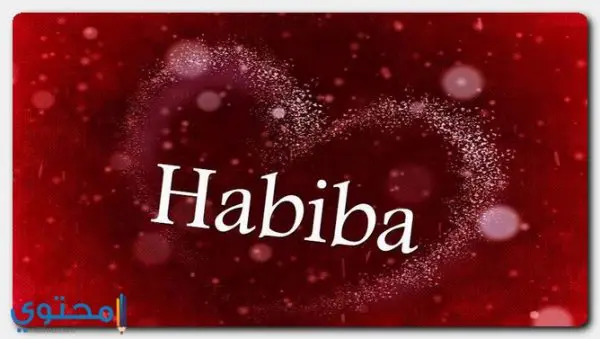 معنى اسم حبيبة Habiba في قاموس معاني الأسماء