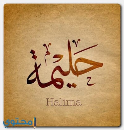 معنى اسم حليمة وصفات حاملة الاسم Halima موقع محتوى