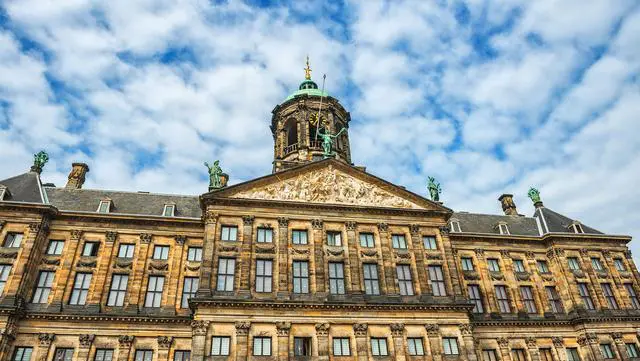 Royal Palace in Amsterdam.