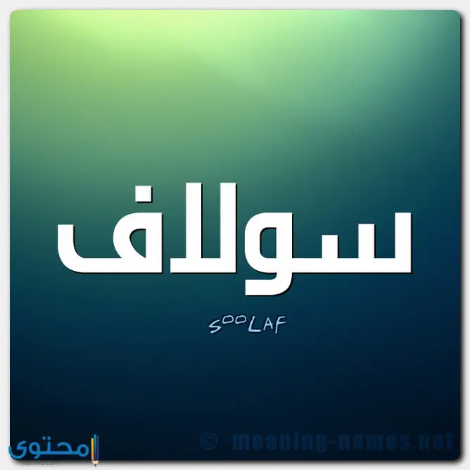 صفات حاملة اسم سولاف