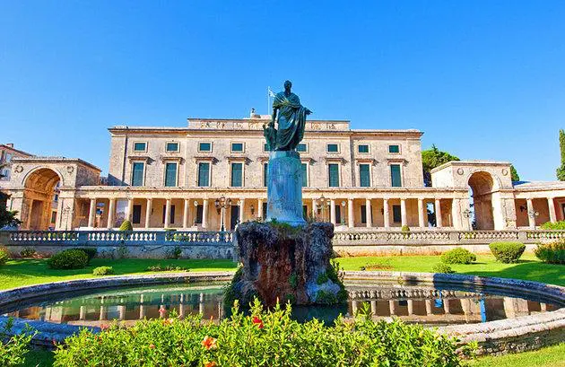 greece corfu royal palace and museum