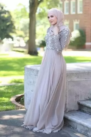 large large Fustany Fashion Hijab Fashion Hijab Evening Dresses 2