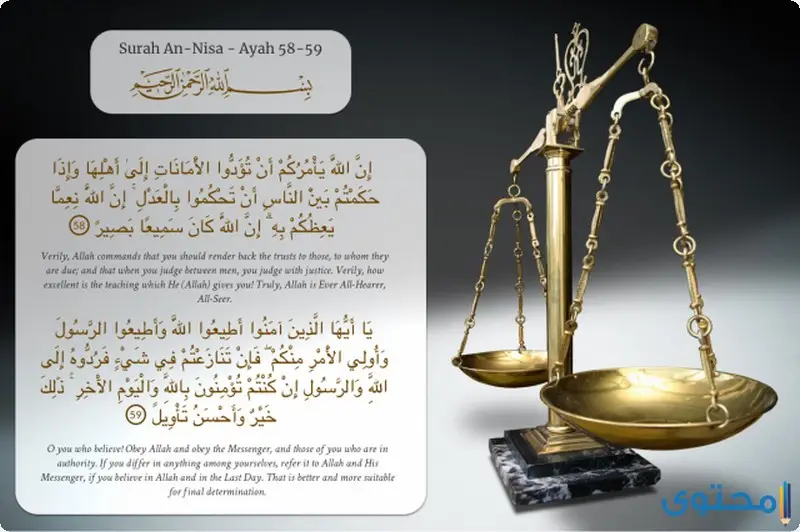 آيات قرآنية عن حقوق الإنسان
