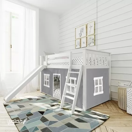 De nieuwste vormen kinderbedden, twee verdiepingen, 2024